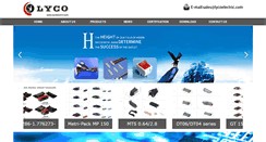 Desktop Screenshot of lycoelectric.com